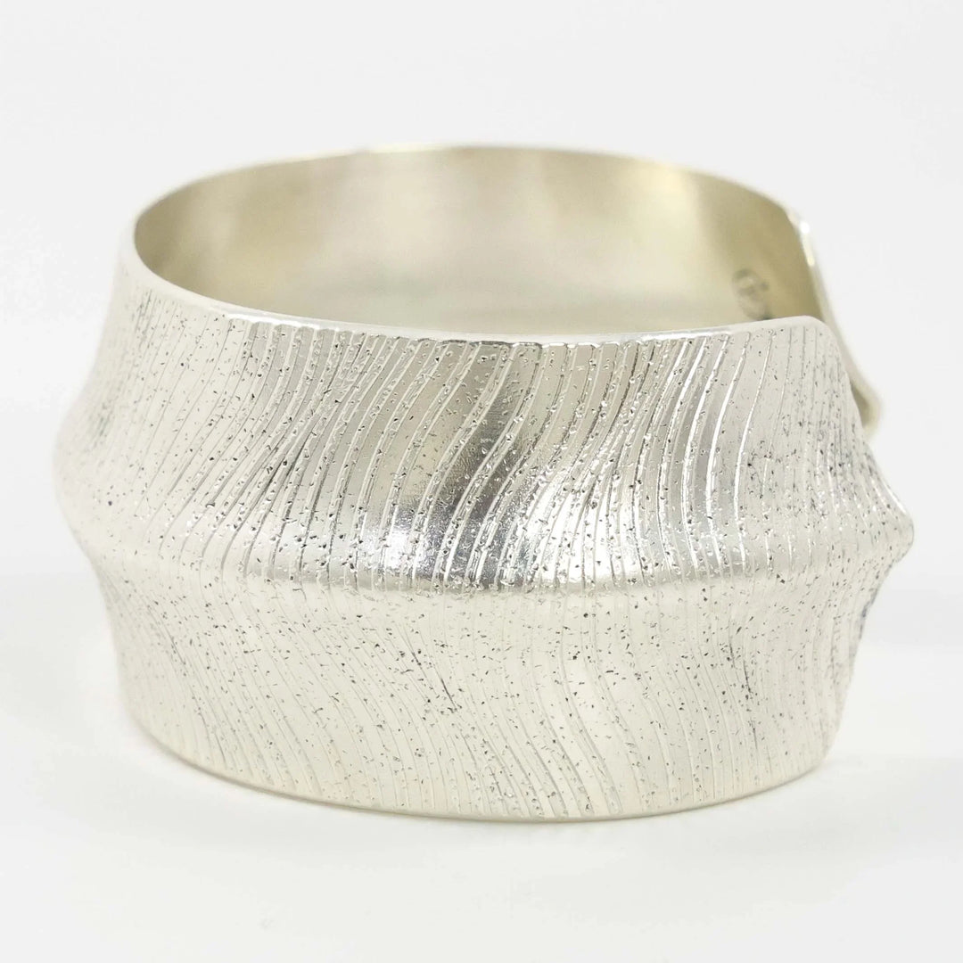 Textured Silver Cuff