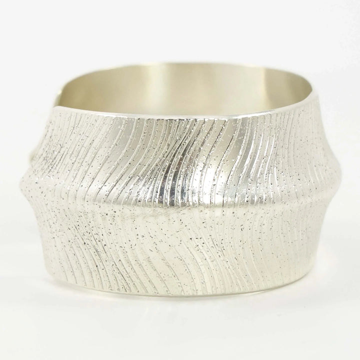 Textured Silver Cuff