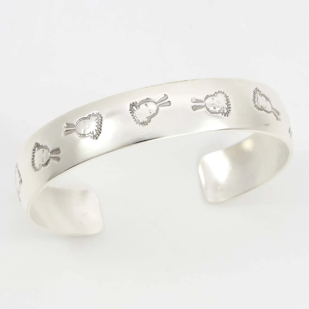 Silver Yei-be-chai Cuff