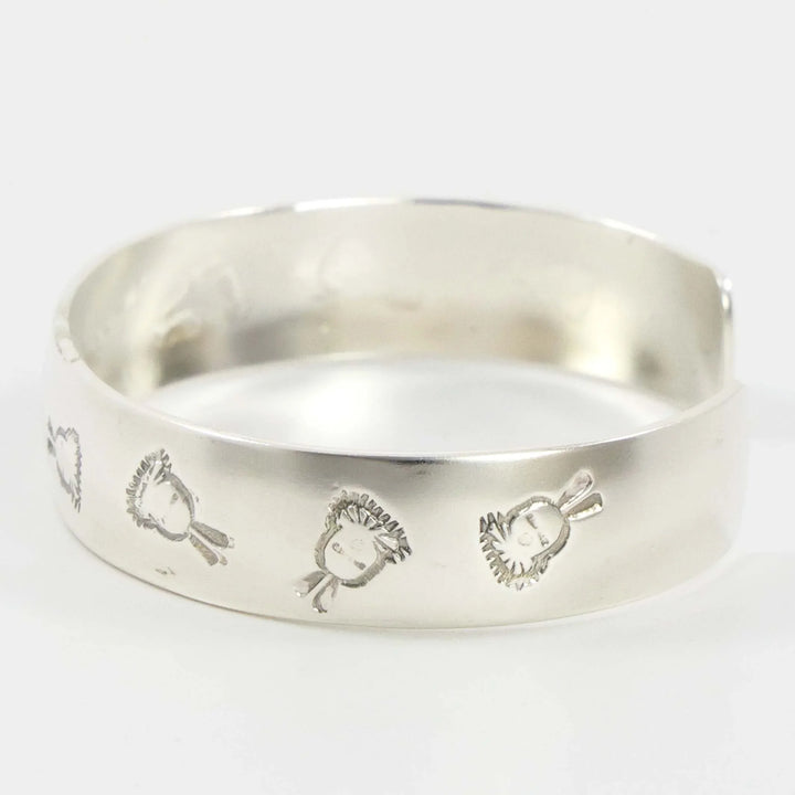 Silver Yei-be-chai Cuff