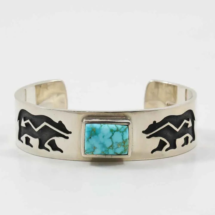 Turquoise Mountain Bear Cuff