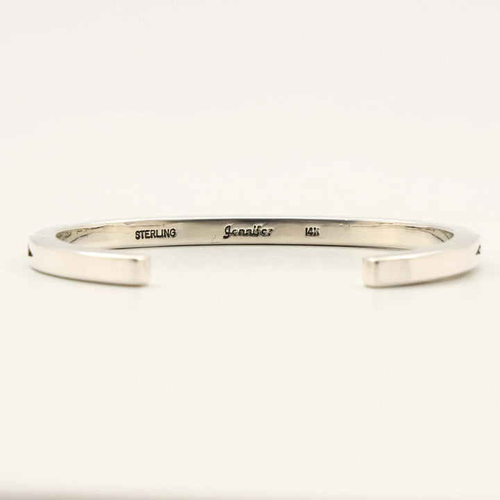 Gold on Silver Cuff
