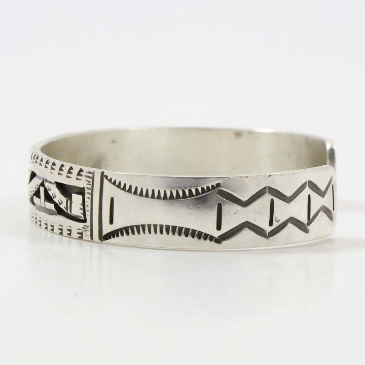 Silver Overlay Cuff