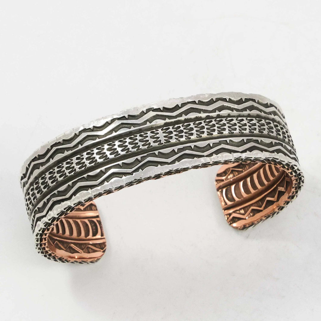 Silver and Copper Cuff
