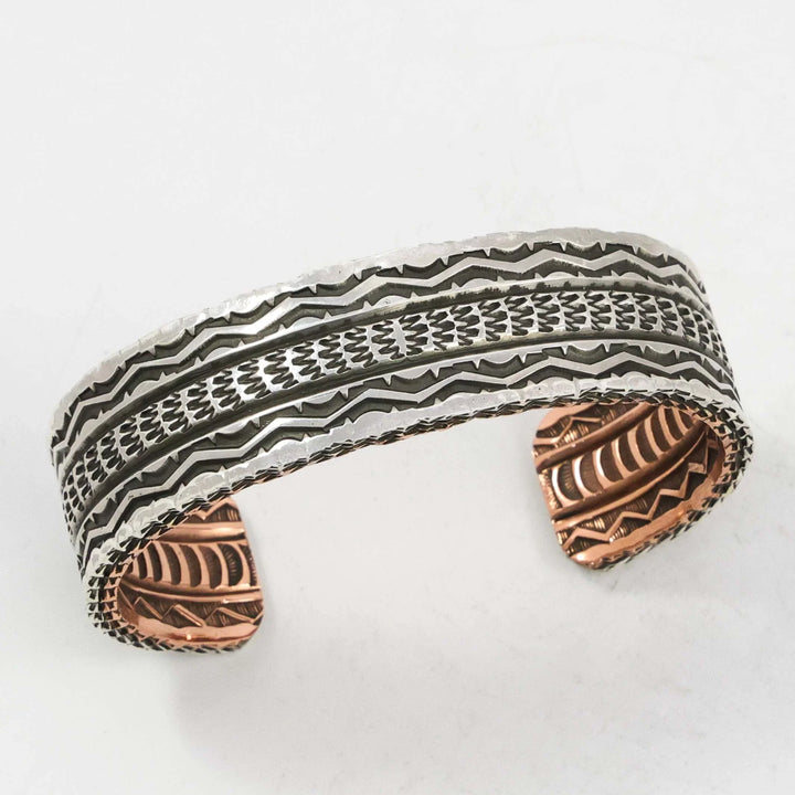 Silver and Copper Cuff