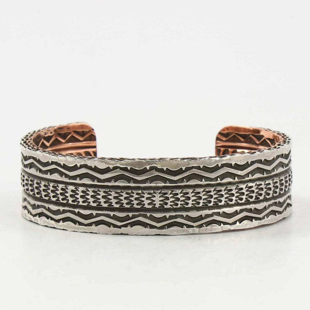 Silver and Copper Cuff
