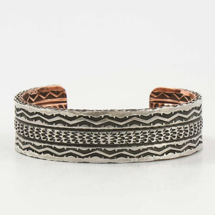 Silver and Copper Cuff