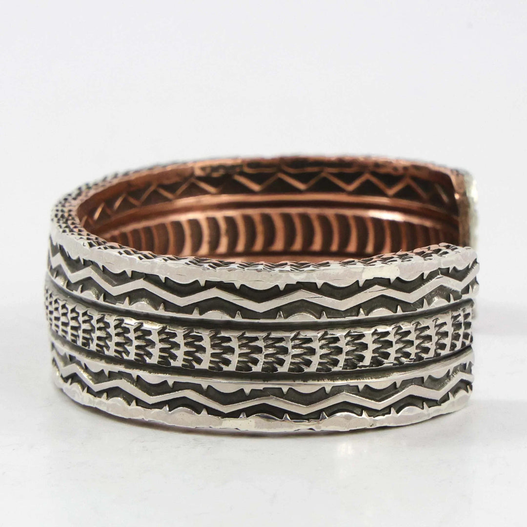 Silver and Copper Cuff