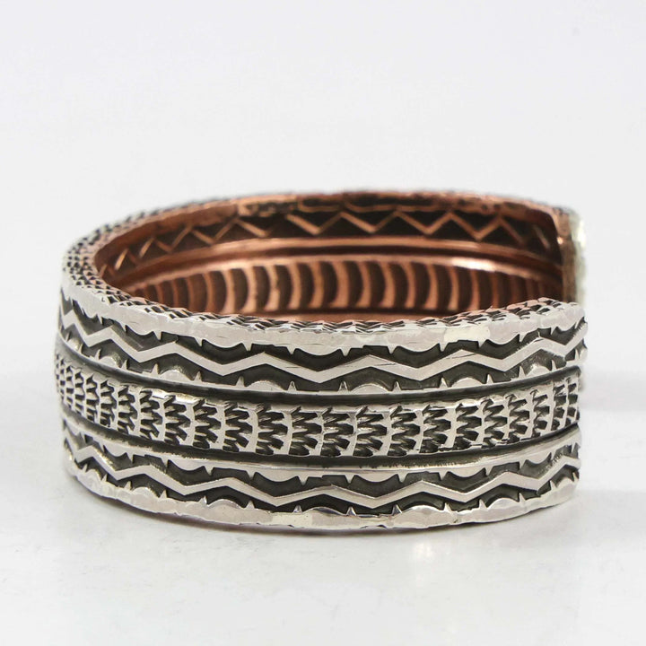 Silver and Copper Cuff