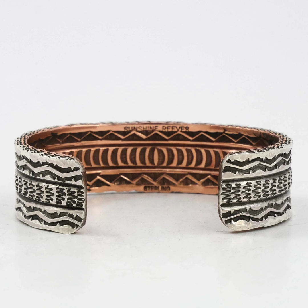 Silver and Copper Cuff