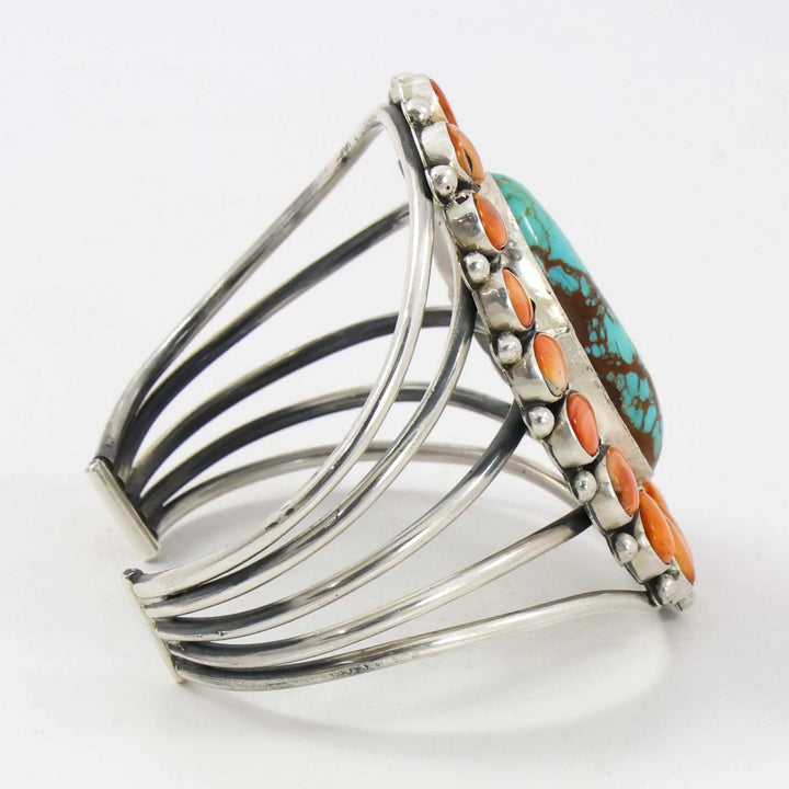 Turquoise and Spiny Oyster Cuff