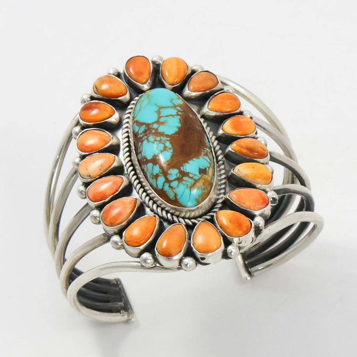 Turquoise and Spiny Oyster Cuff