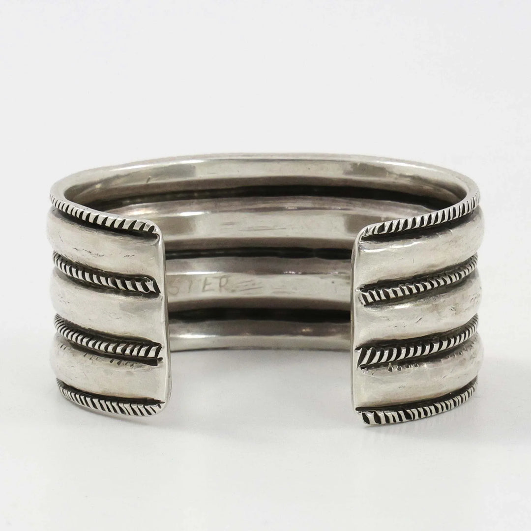 1980s Forged Silver Cuff