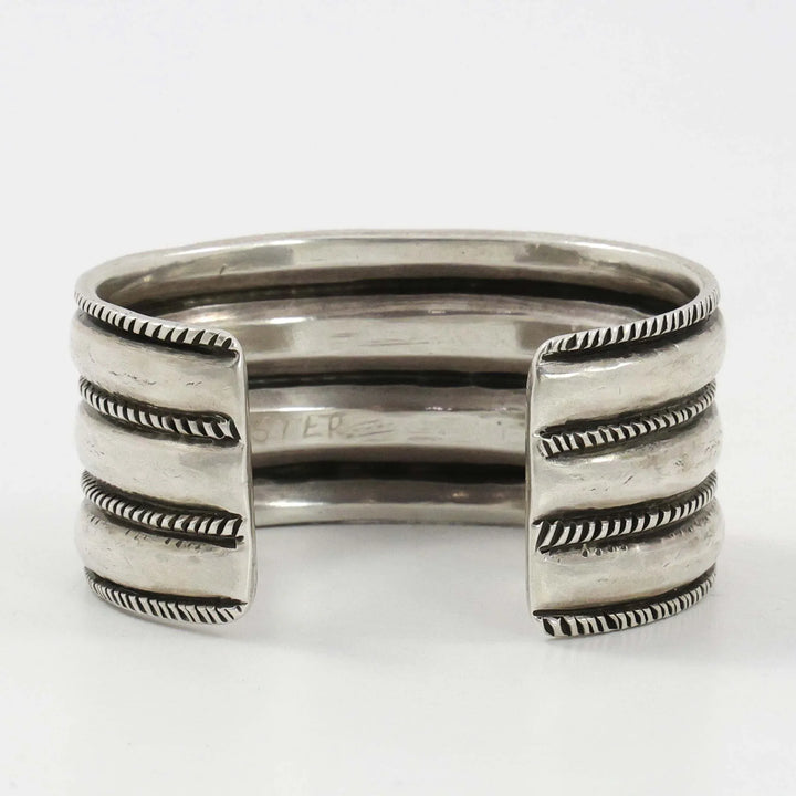 1980s Forged Silver Cuff