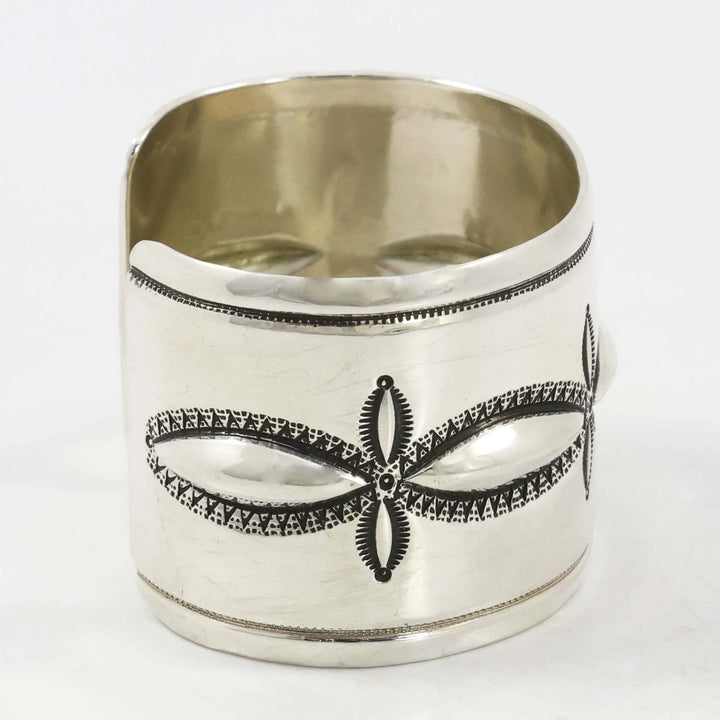 Stamped Silver Cuff