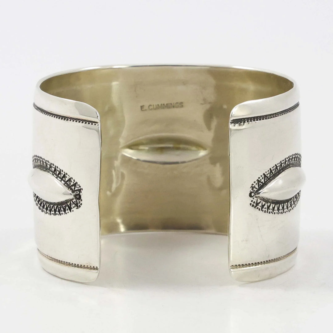 Stamped Silver Cuff