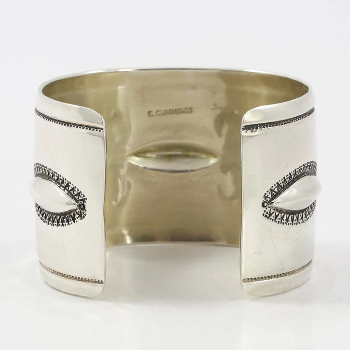Stamped Silver Cuff
