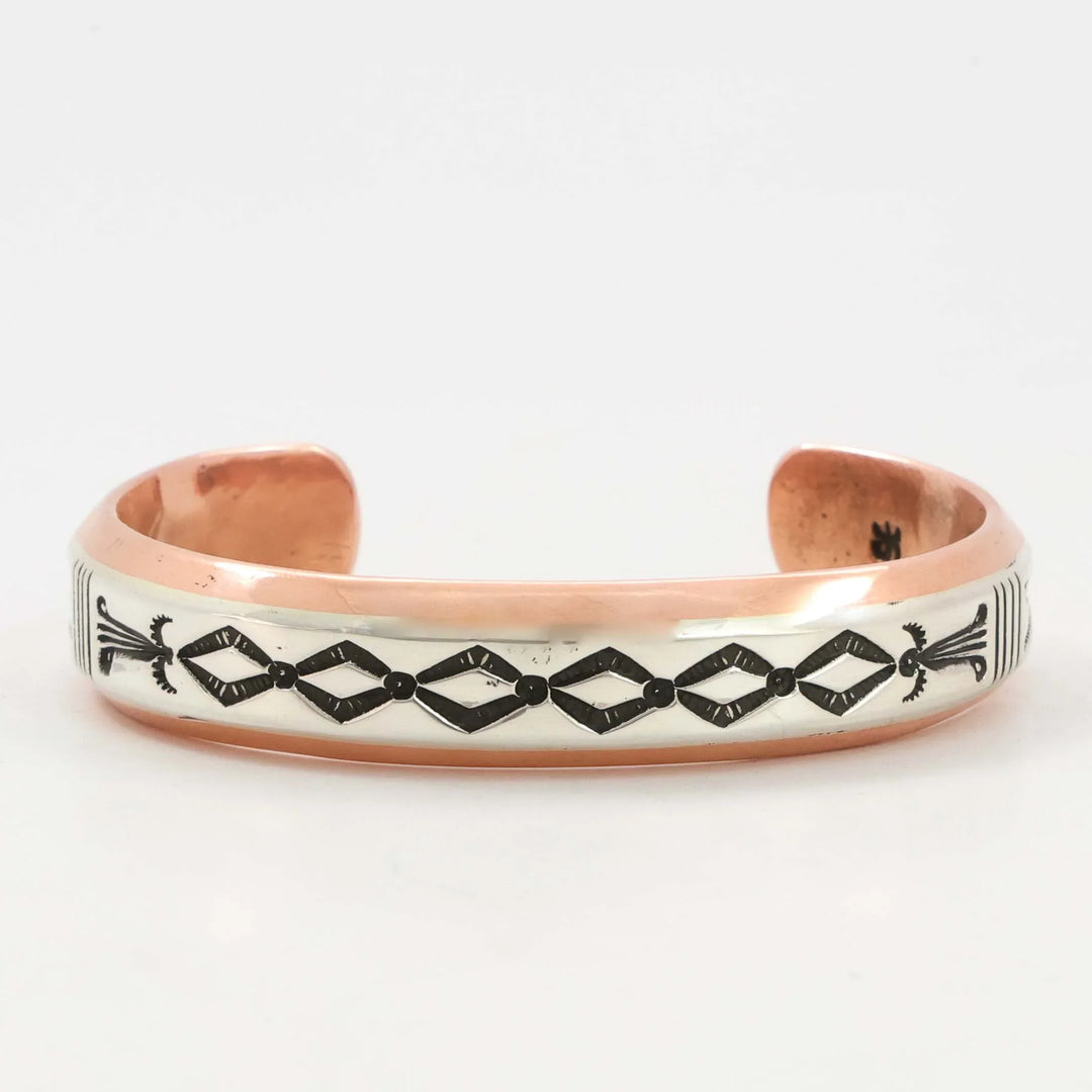 Silver on Copper Cuff