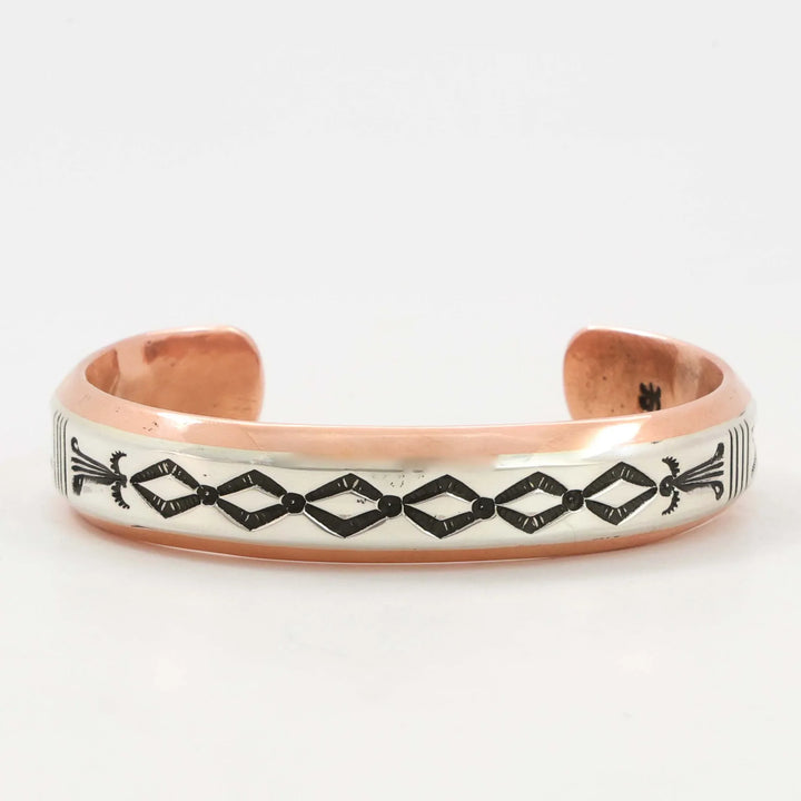 Silver on Copper Cuff