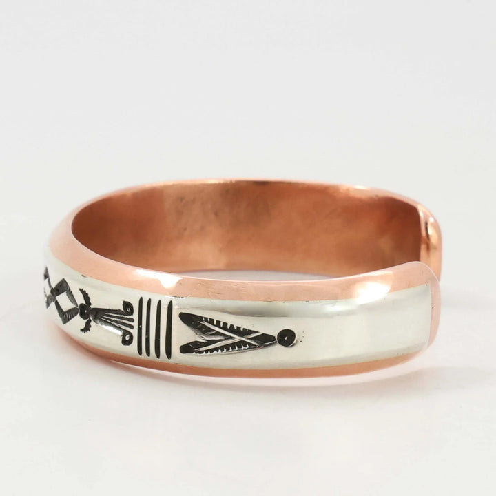 Silver on Copper Cuff