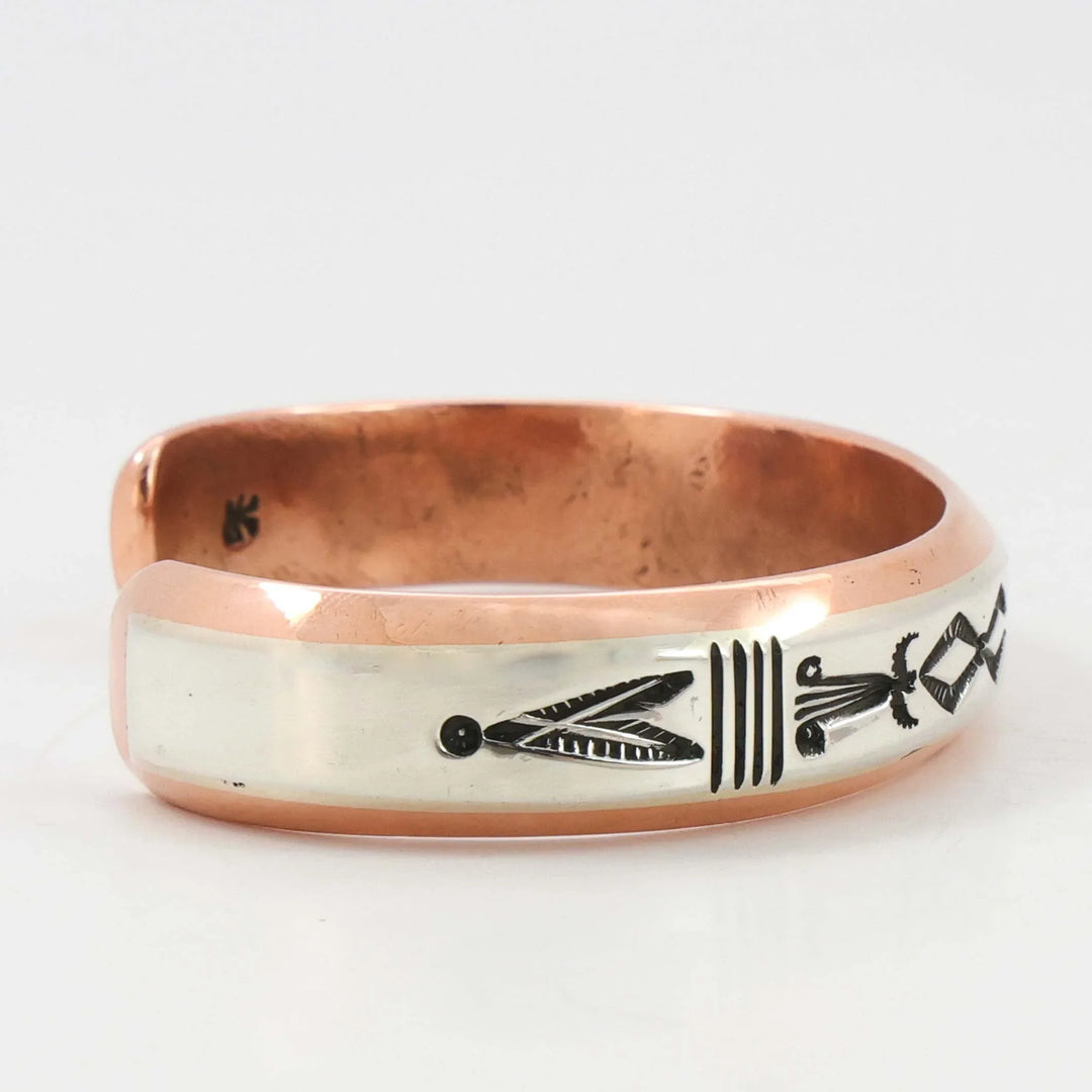 Silver on Copper Cuff