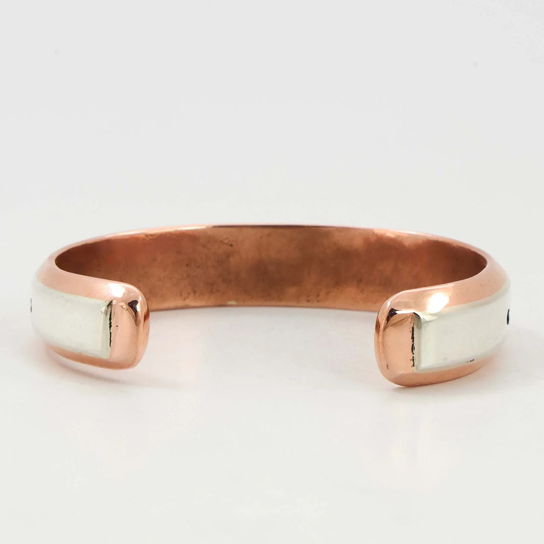 Silver on Copper Cuff