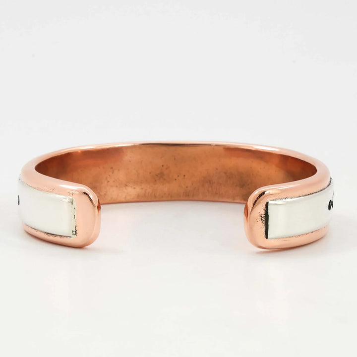 Silver on Copper Cuff