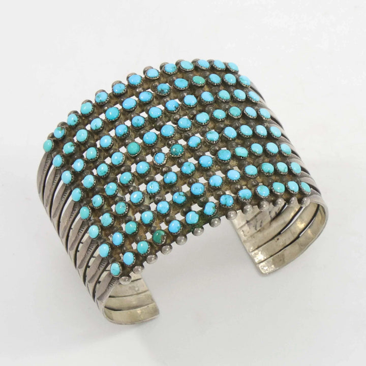 1940s Turquoise Row Bracelet
