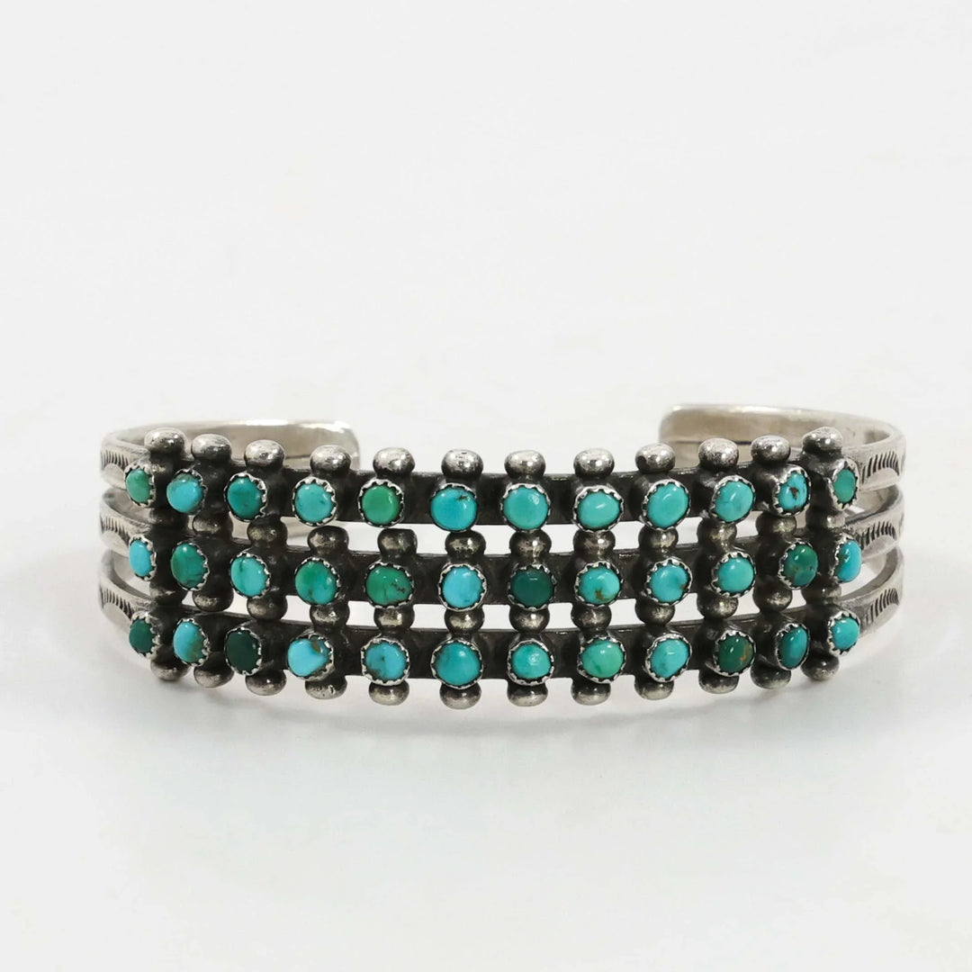 1940s Turquoise Row Bracelet