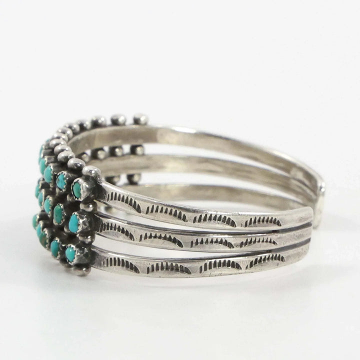 1940s Turquoise Row Bracelet