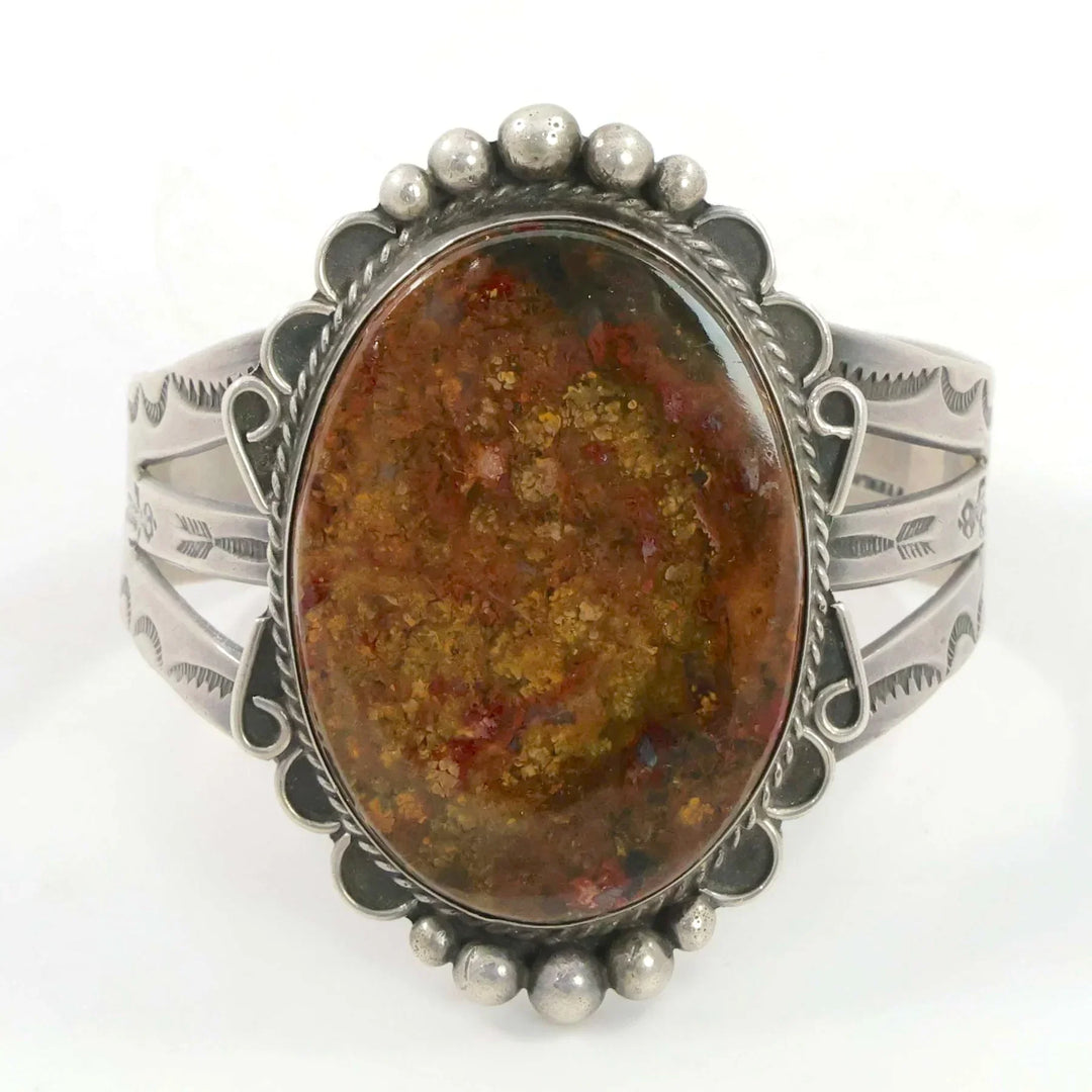 1940s Red Jasper Cuff