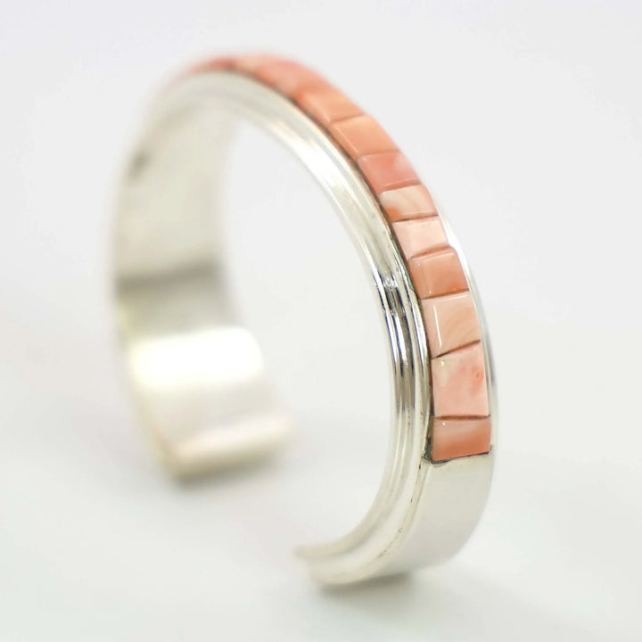 Coral Inlay Cuff