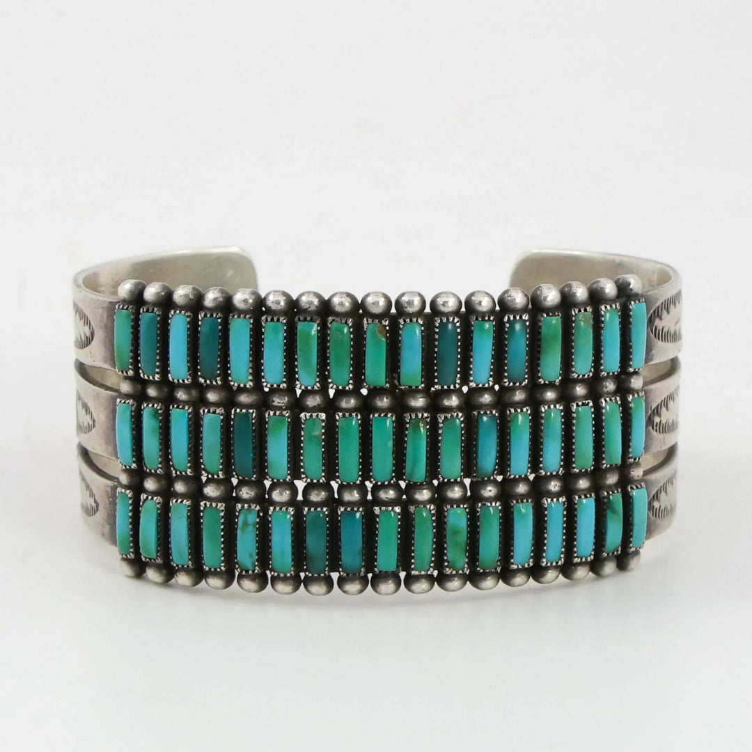 1940s Turquoise Row Bracelet