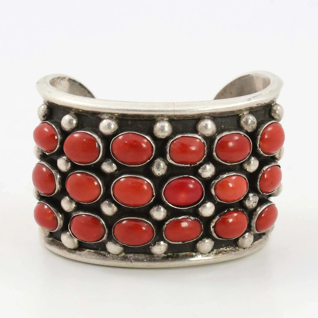 1960s Coral Row Bracelet