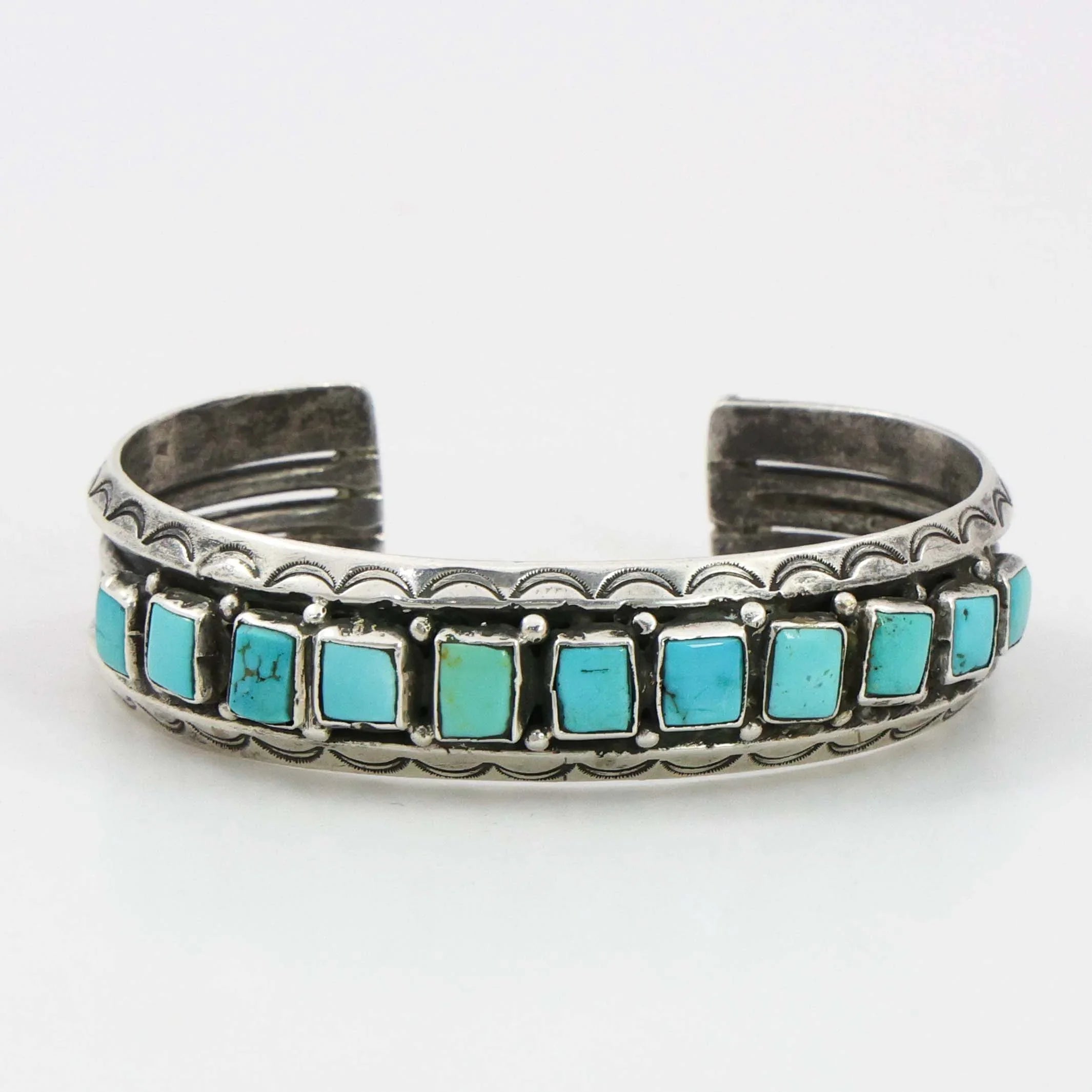 1940s Turquoise Row Bracelet – Garland's