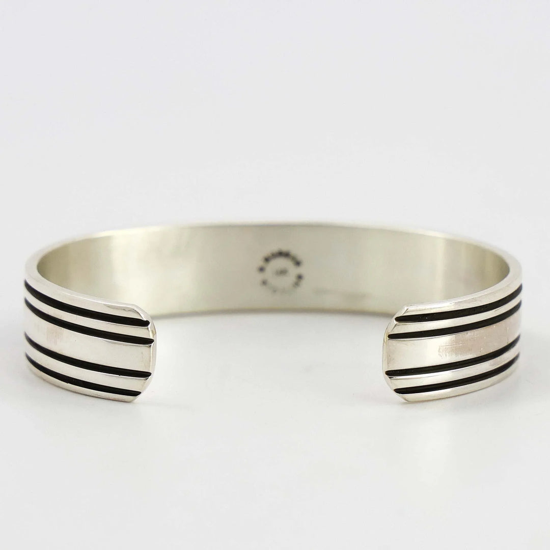 Gold on Silver Cuff
