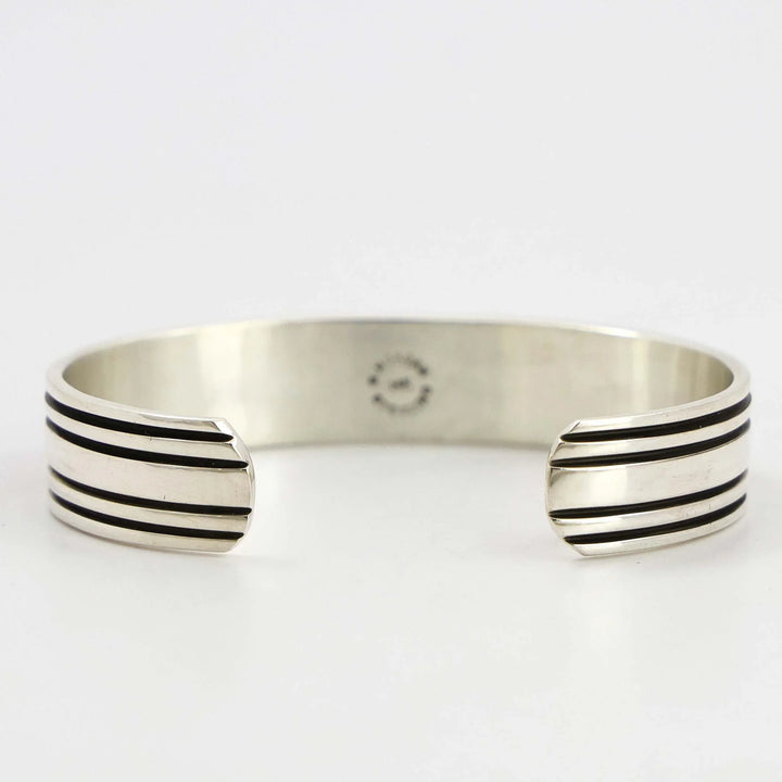 Gold on Silver Cuff