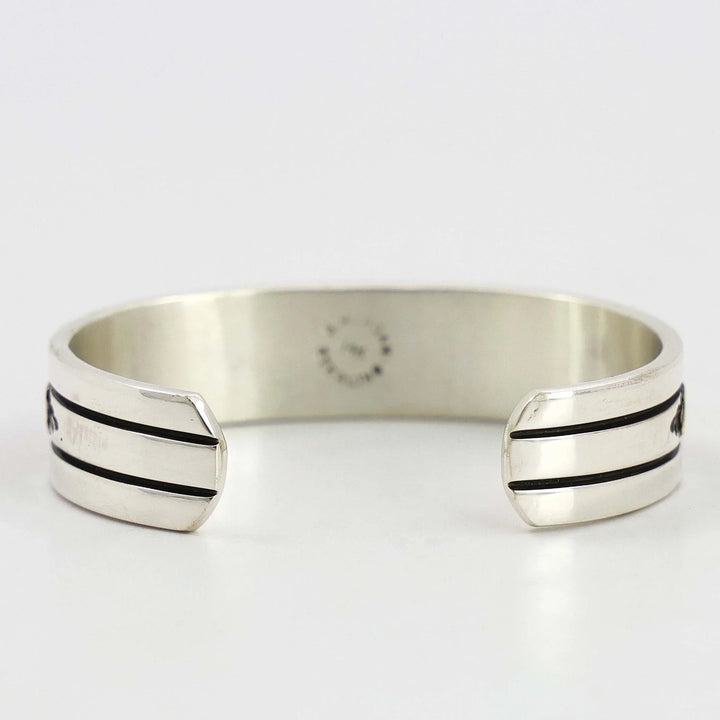 Gold on Silver Cuff