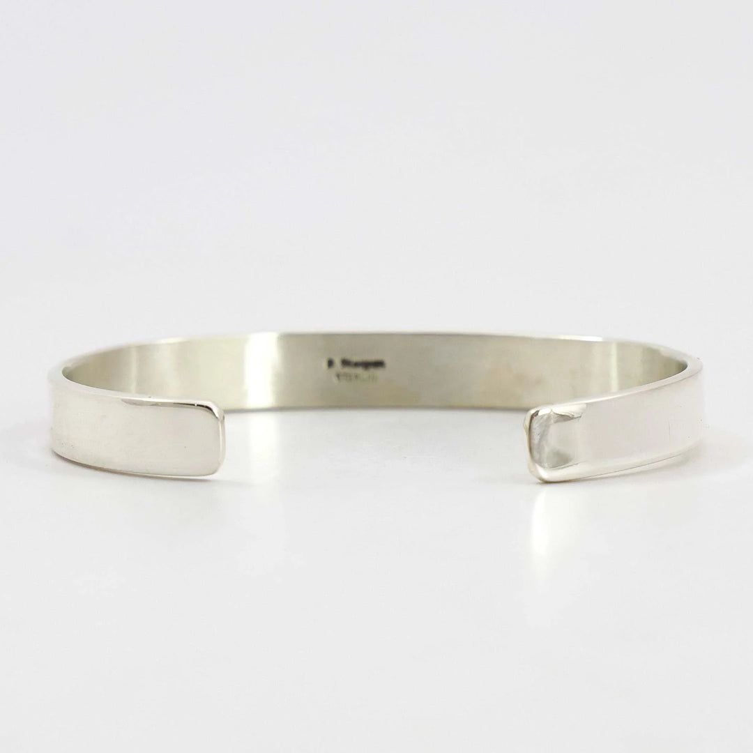 Stamped Silver Cuff