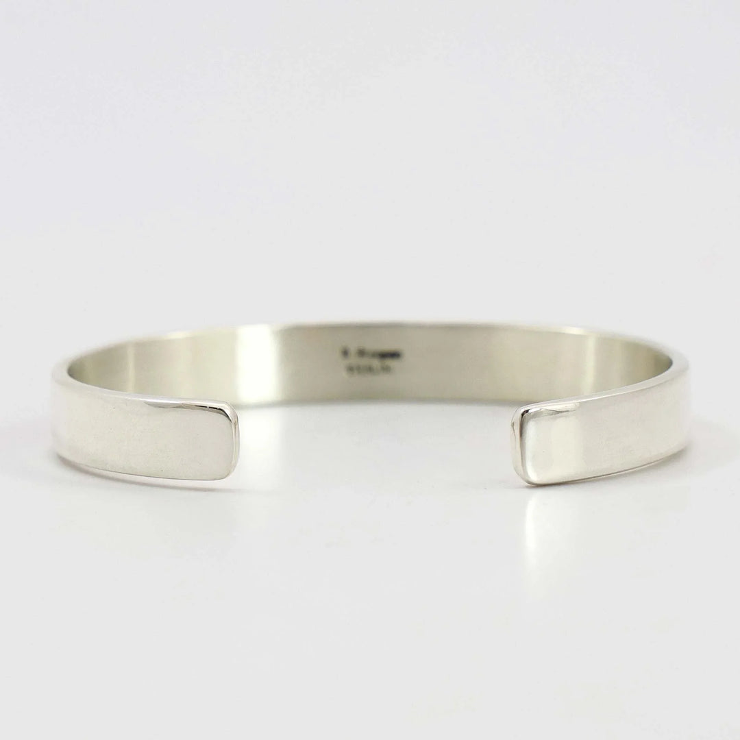 Stamped Silver Cuff