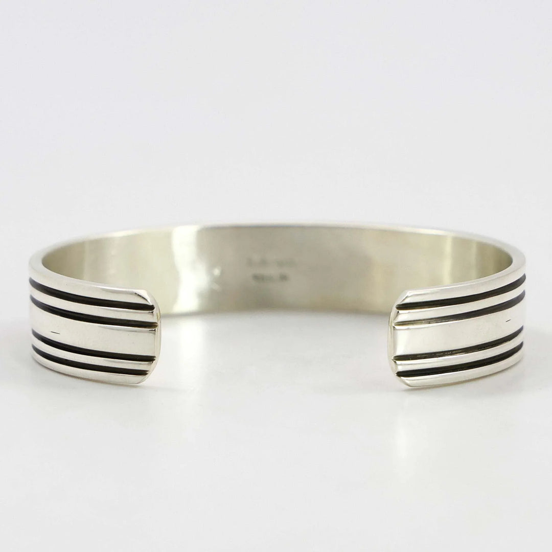 Stamped Silver Cuff
