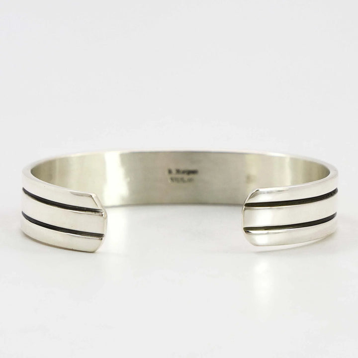 Stamped Silver Cuff