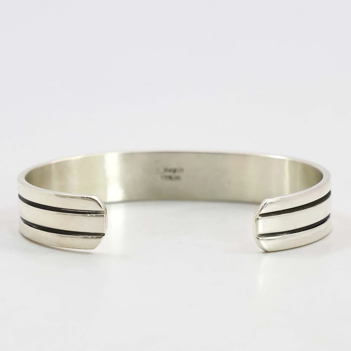 Stamped Silver Cuff