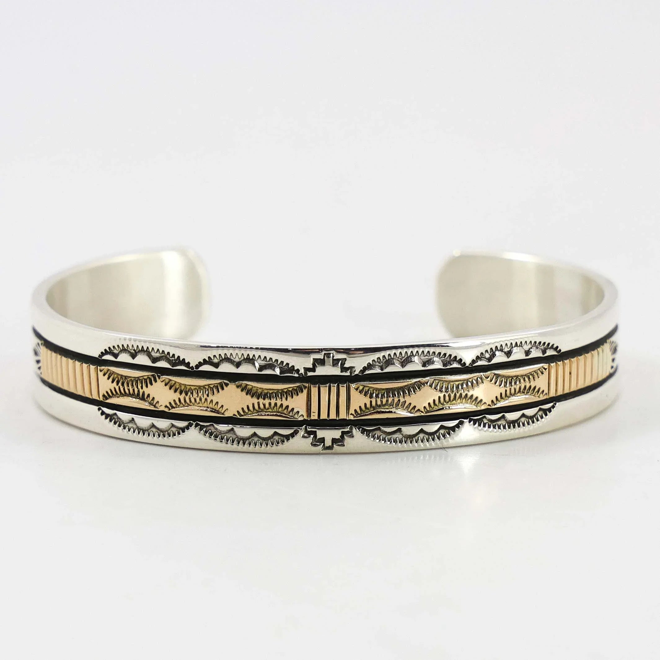 Bruce Morgan　ブルースモーガン　バングル　ブレス　シルバー　14K Navajo Bruce Morgan K14×Sterling バングル bruce morgan 14k