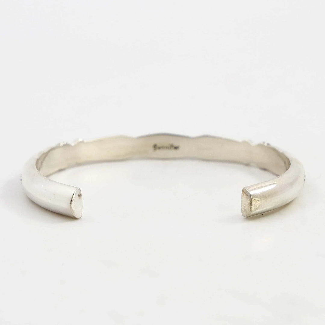 Stamped Silver Cuff