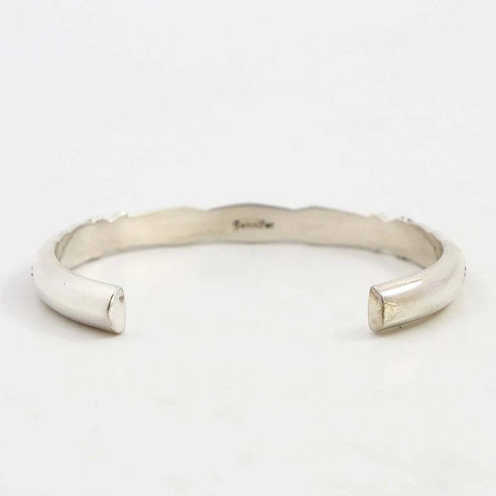 Stamped Silver Cuff