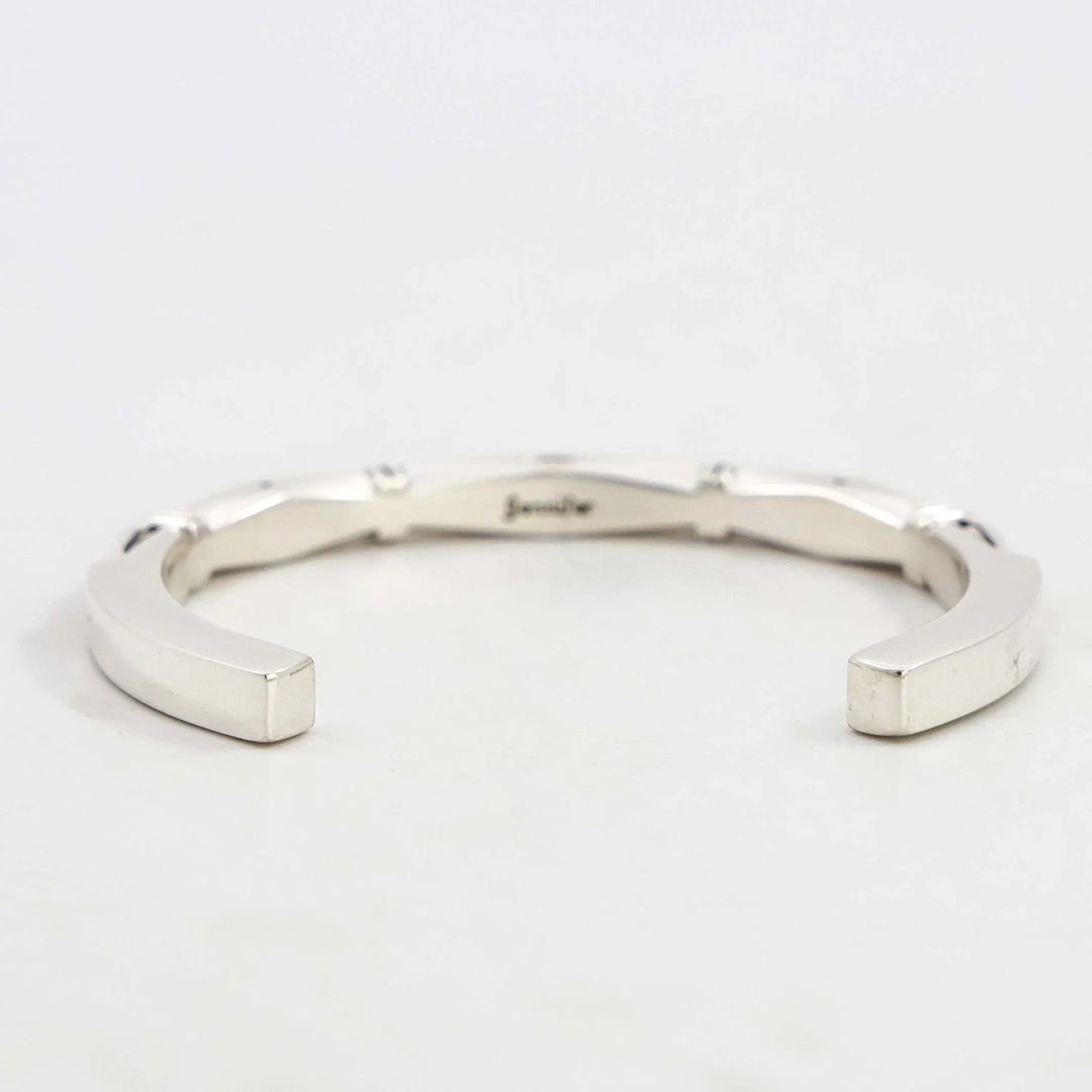 Stamped Silver Cuff