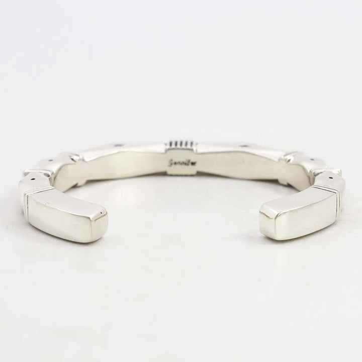 Stamped Silver Cuff