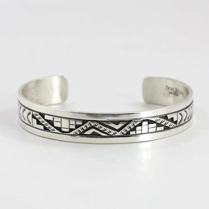 Silver Overlay Cuff