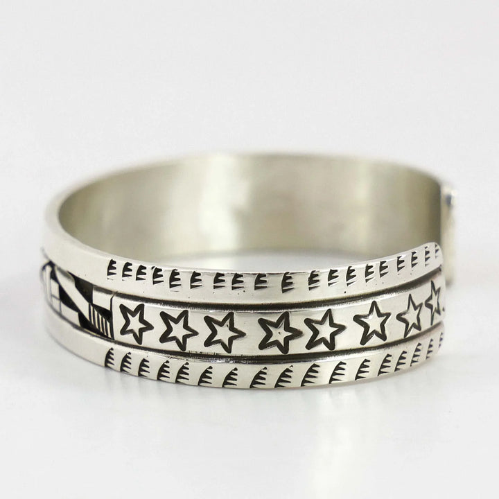 Silver Overlay Cuff